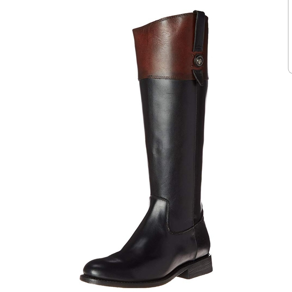 FRYE Jayden Button Tall Riding Boot 8 Extended calf.